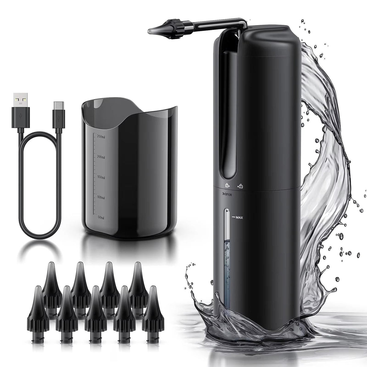 Ear Cleaner Adjustable Pressure Multi-Jet Nozzles