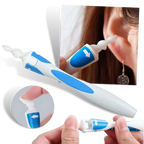 Ear Cleaner Silicone Spiral Reusable Handle 16 Replaceable Tips