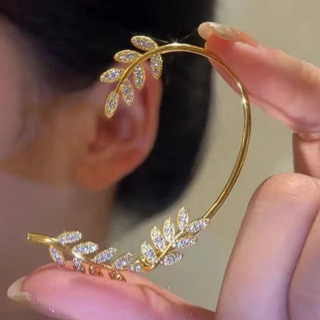 Ear Cuff Branch-Inspired Adjustable Clip-On