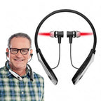 Ear Light Therapy Device 650nm Red Light Rechargeable Neck-Wearable
