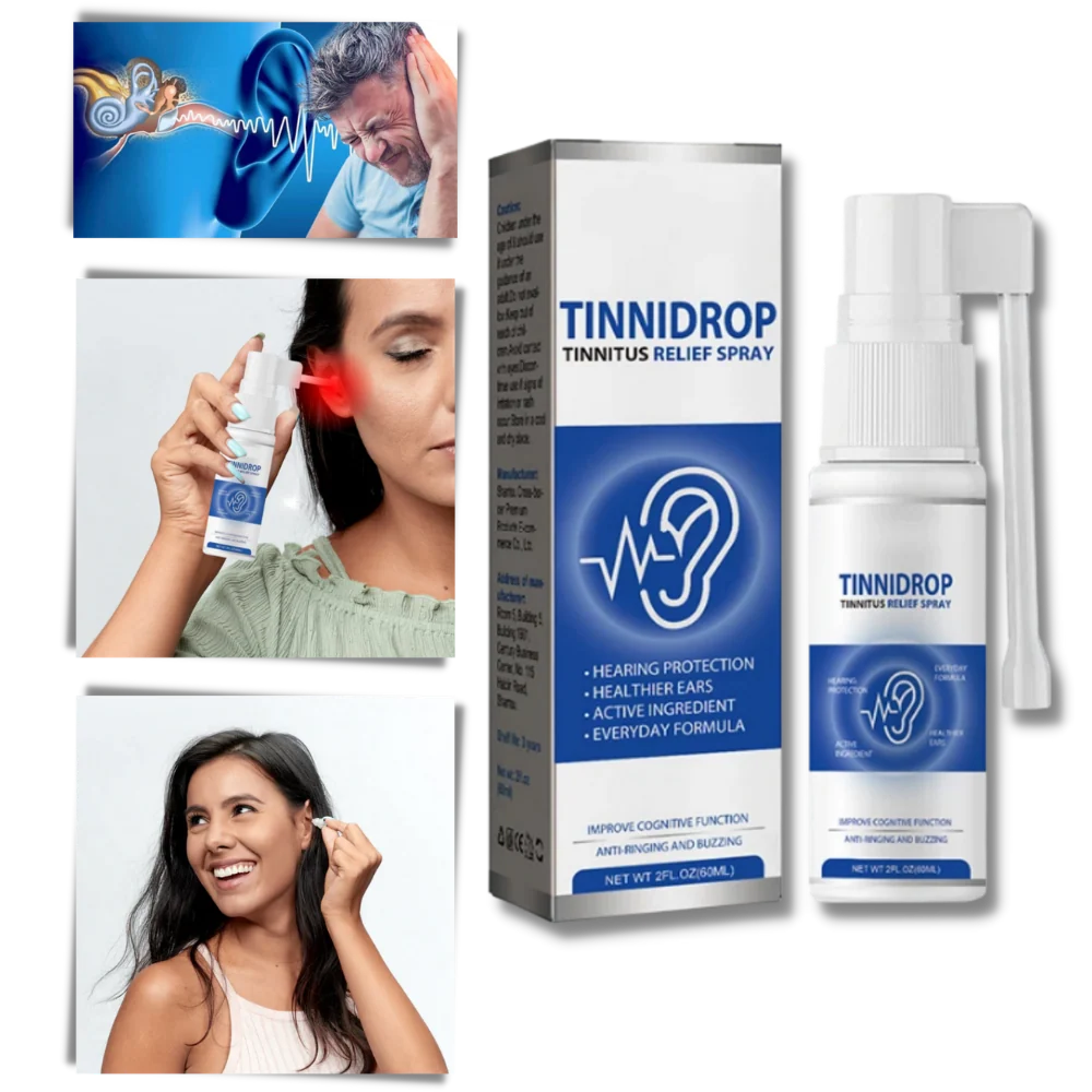Ear Spray Ginkgo & Ginseng Hearing Support 60ml