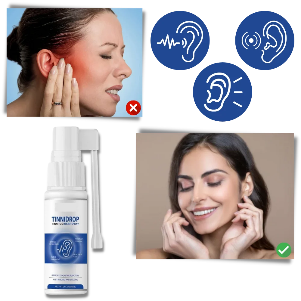 Ear Spray Ginkgo & Ginseng Hearing Support 60ml