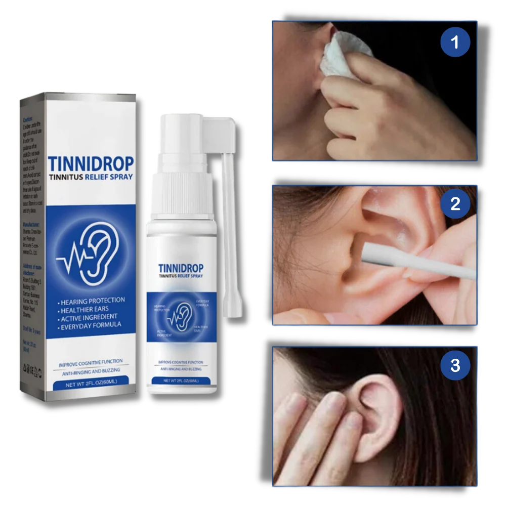 Ear Spray Ginkgo & Ginseng Hearing Support 60ml