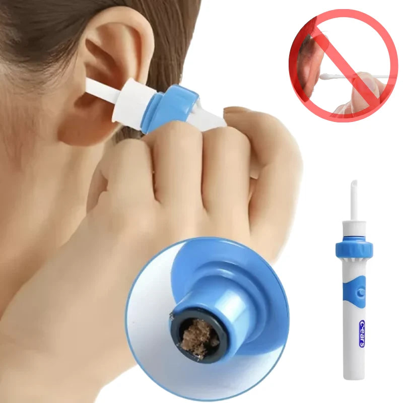 Ear Wax Remover Gentle Suction Medical Grade Silicone Tip