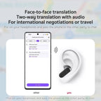 Earbuds Real-Time Translation Bluetooth 6.0 & Touch Controls