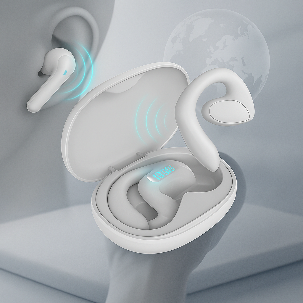 Earbuds Real-Time Translator Portable Charging Case