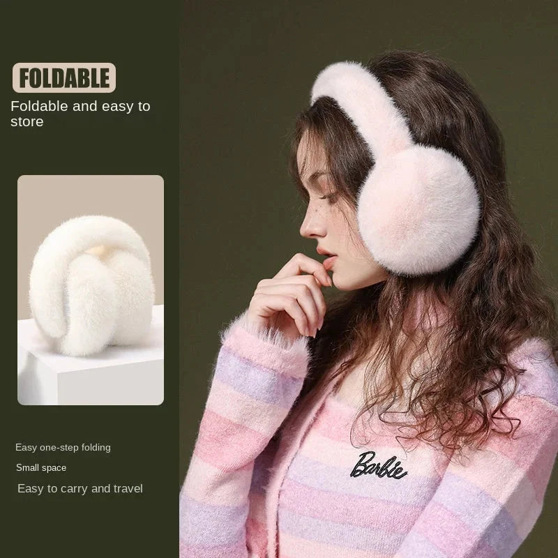 Earmuffs Plush Foldable & Detachable