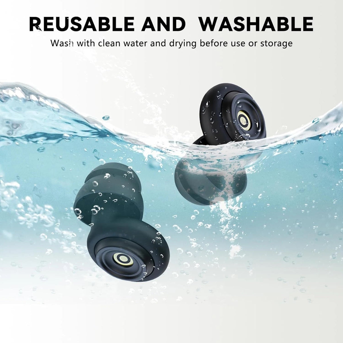 Earplugs High-Fidelity Soft Silicone 50dB Noise Reduction