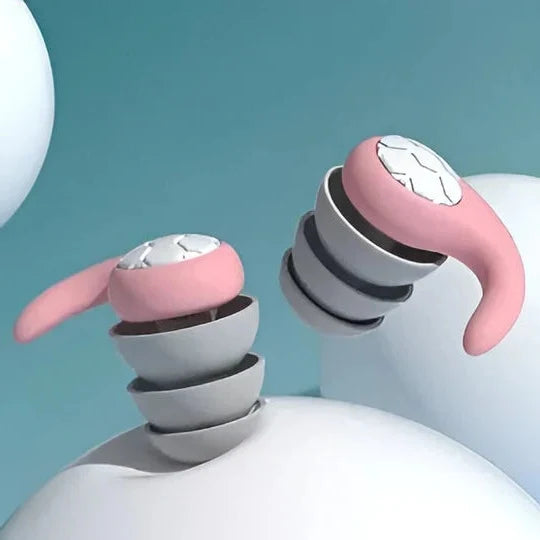 Earplugs Noise-Canceling Soft Silicone Reusable & Washable