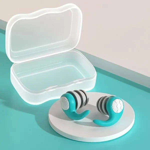 Earplugs Reusable Silicone Noise-Blocking Washable