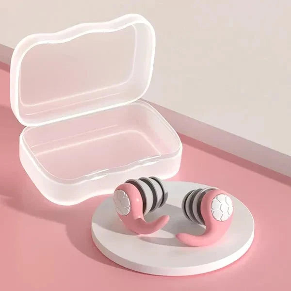 Earplugs Reusable Silicone Noise-Blocking Washable