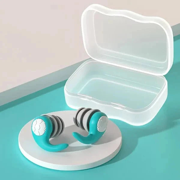 Earplugs Reusable Silicone Noise-Blocking Washable