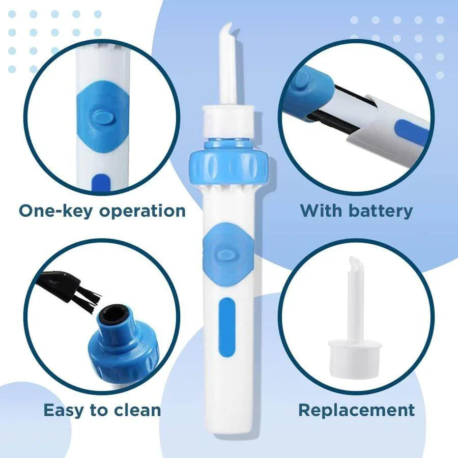 Earwax Remover Vacuum Suction & Vibration BPA-Free Tip
