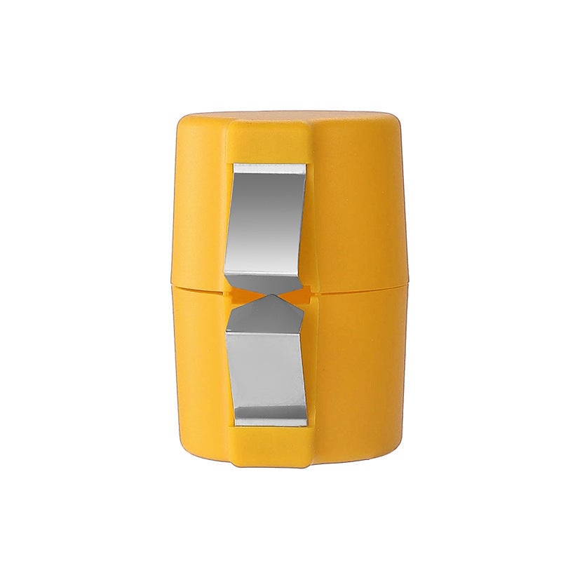 Egg Cracker Press Ergonomic Grip Stainless Steel