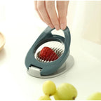 Egg & Fruit Slicer Ergonomic Handle Dishwasher-Safe Durable Plastic