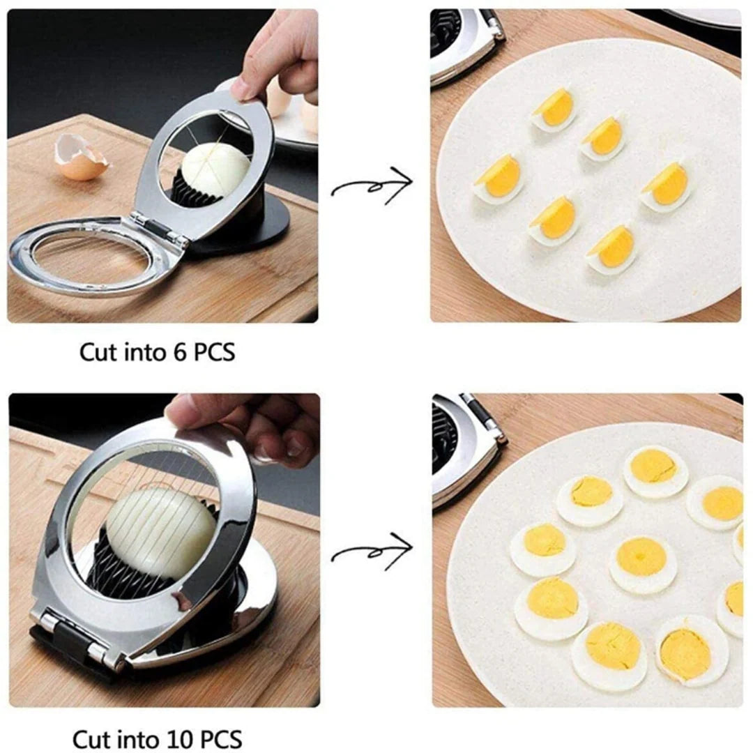 Egg Slicer 3 Cutting Styles Stainless Steel Wires