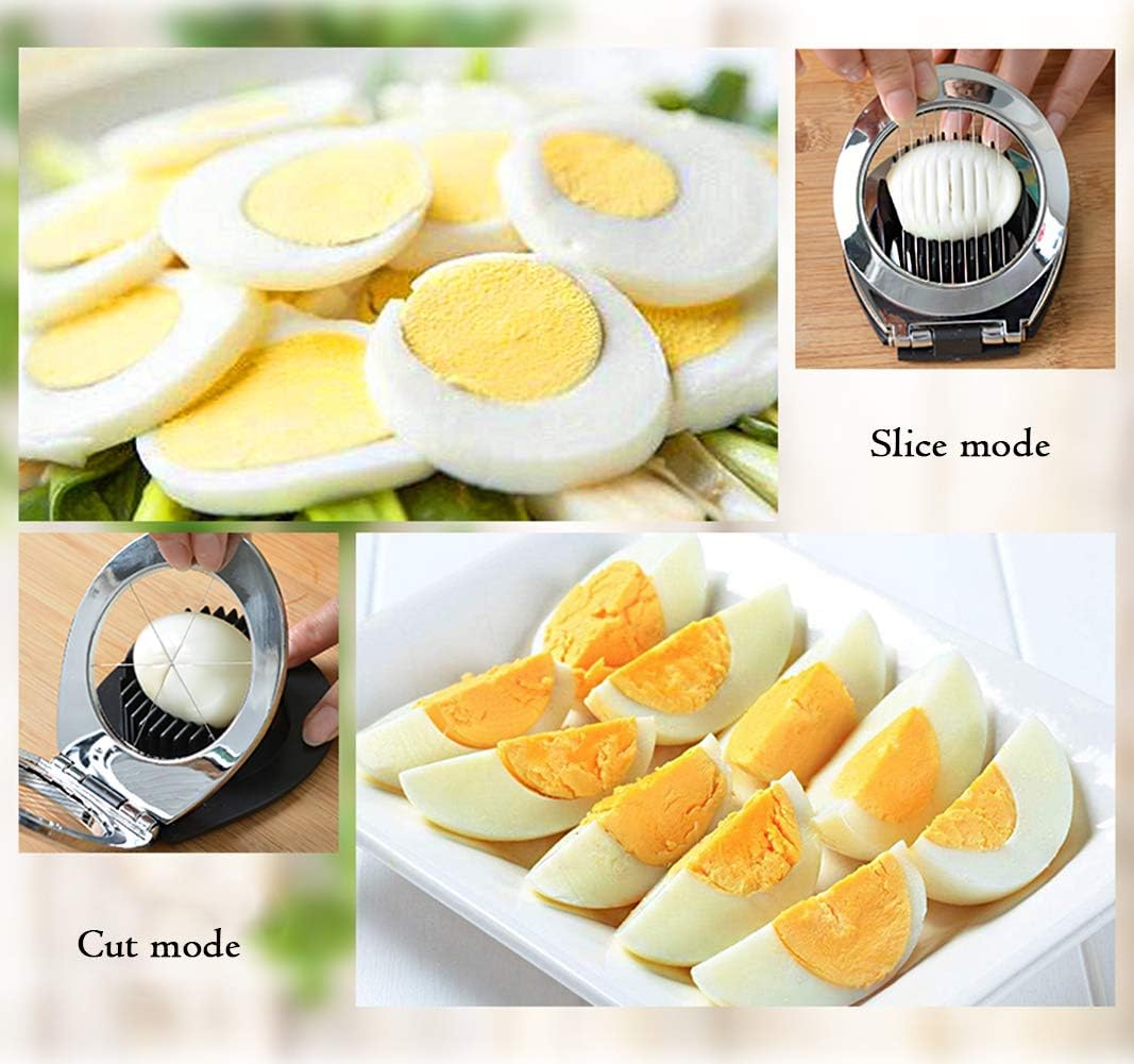 Egg Slicer 3 Cutting Styles Stainless Steel Wires