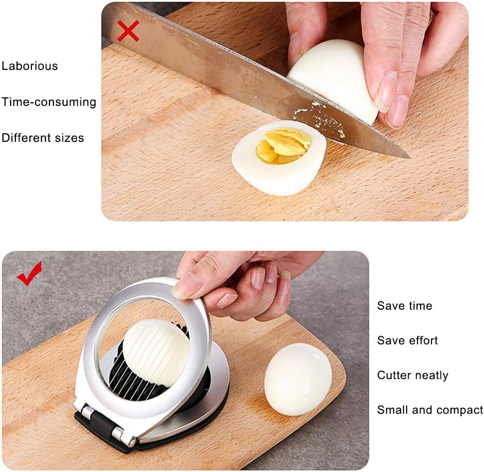 Egg Slicer 3 Cutting Styles Stainless Steel Wires