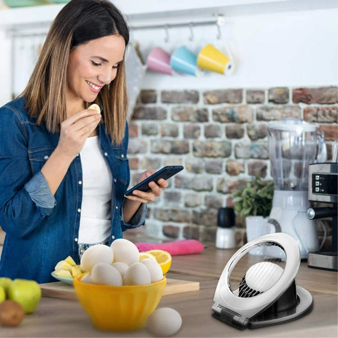 Egg Slicer 3 Cutting Styles Stainless Steel Wires