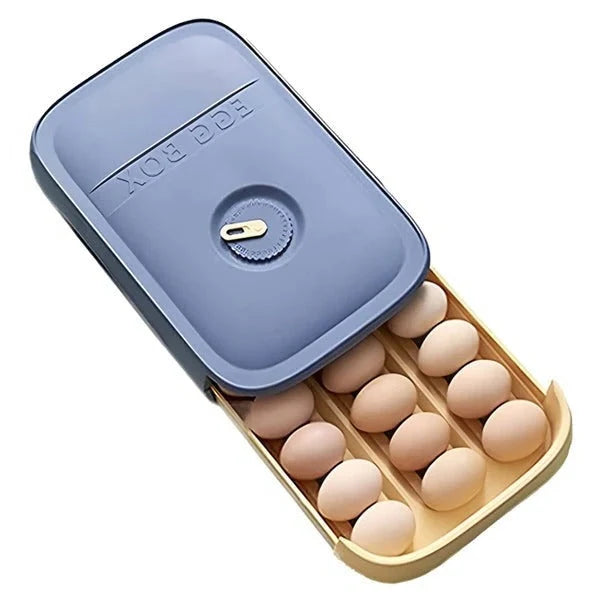 Egg Tray 12 Egg Stackable Rotating Date Dial