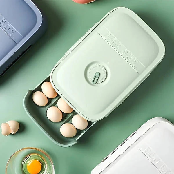 Egg Tray 12 Egg Stackable Rotating Date Dial