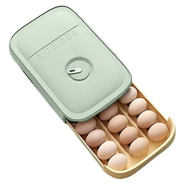 Egg Tray 12 Egg Stackable Rotating Date Dial
