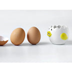 Egg White Separator Ceramic Hand-Painted Chicken Design Dishwasher Safe