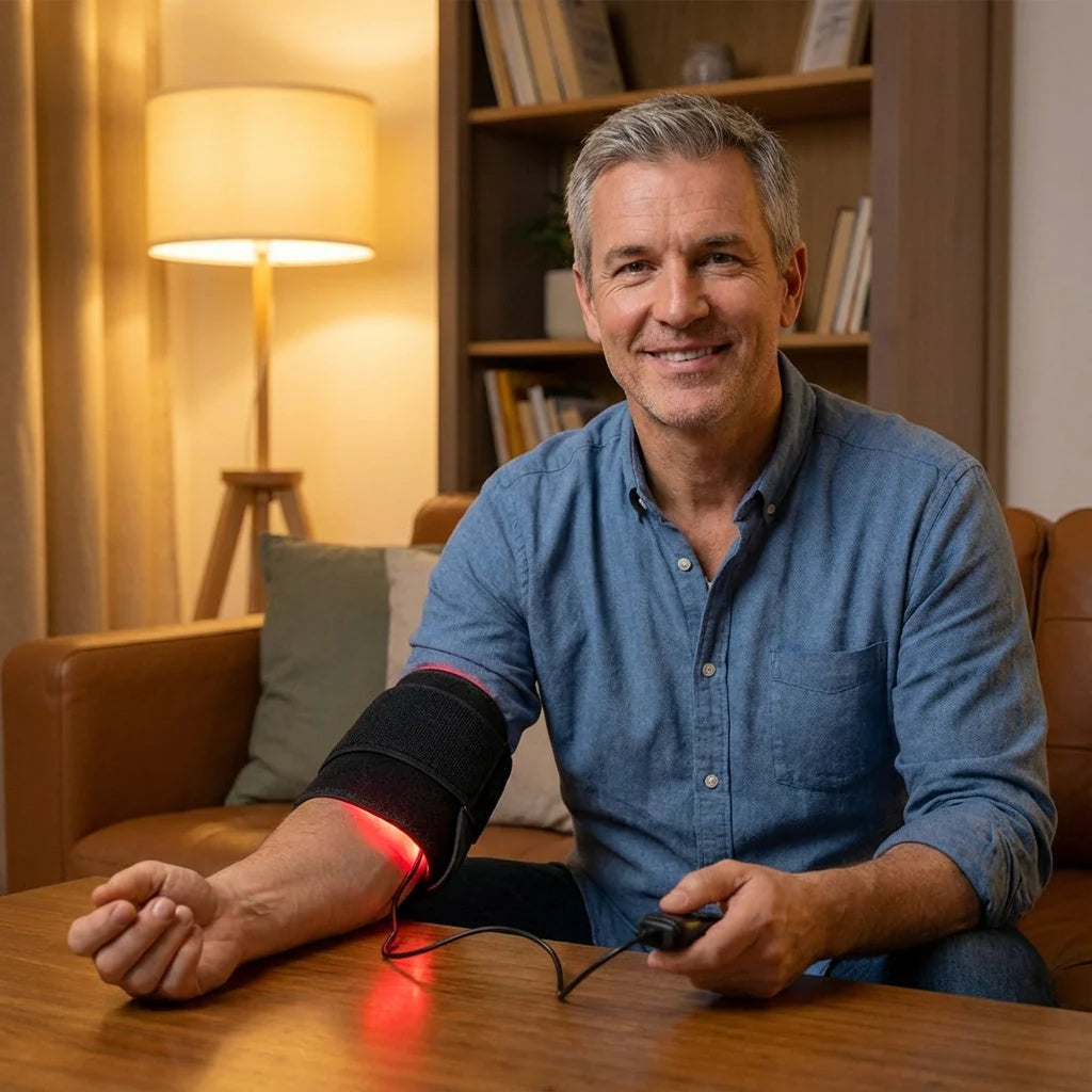 Elbow Wrap Red & Near-Infrared Rechargeable Pain Relief