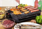 Electric BBQ Oven Adjustable Temperature 390mm Surface