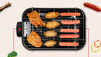 Electric BBQ Oven Adjustable Temperature 390mm Surface