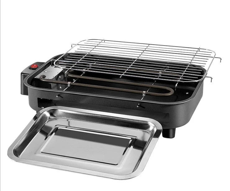 Electric BBQ Oven Adjustable Temperature 390mm Surface