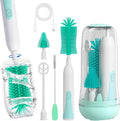 Electric Bottle Brush Set Cordless 360° Rotating Silicone
