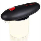 Electric Can Opener One-Touch Battery-Powered Smooth-Edge