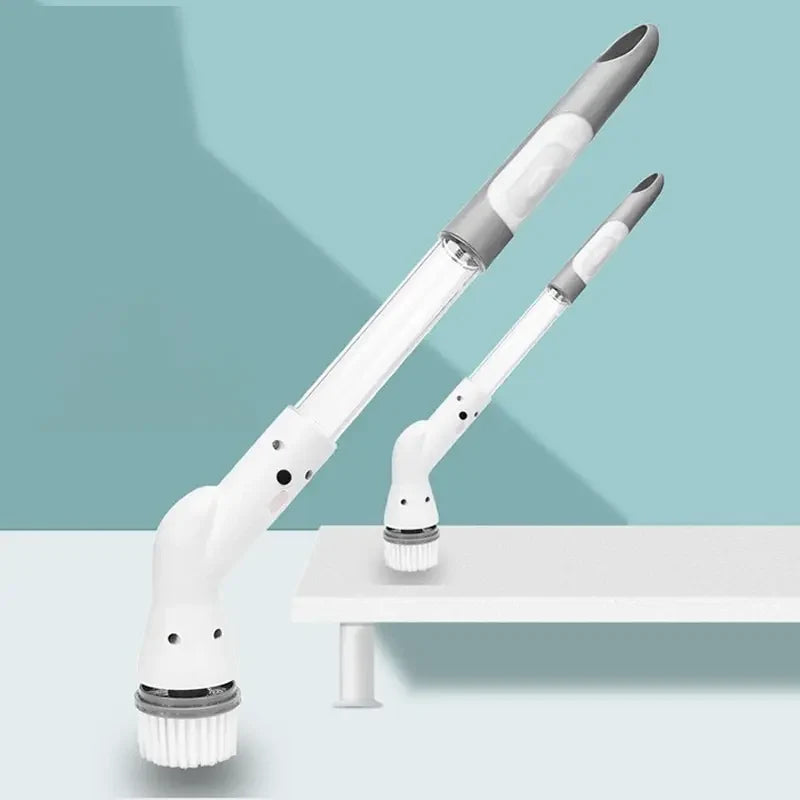 Electric Cleaning Brush Rotating Power Head USB Rechargeable