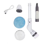 Electric Cleaning Brush Rotating Power Head USB Rechargeable