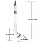 Electric Cleaning Brush Rotating Power Head USB Rechargeable