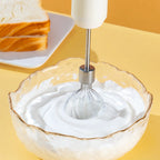 Electric Egg Beater Cordless USB Rechargeable 3-Speed