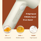 Electric Egg Beater Cordless USB Rechargeable 3-Speed