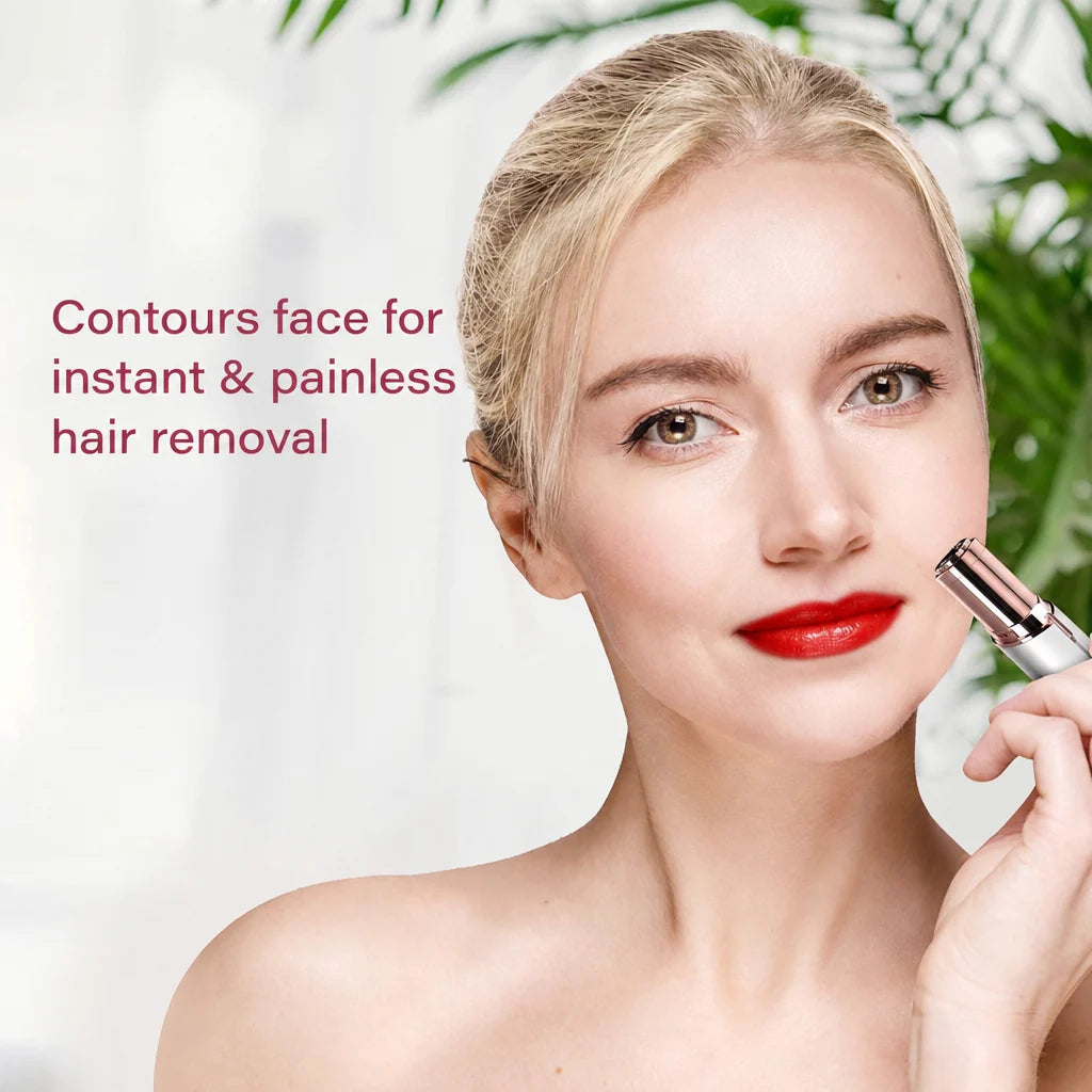 Electric Facial Shaver Cordless Dermaplane Gentle Rounded Head