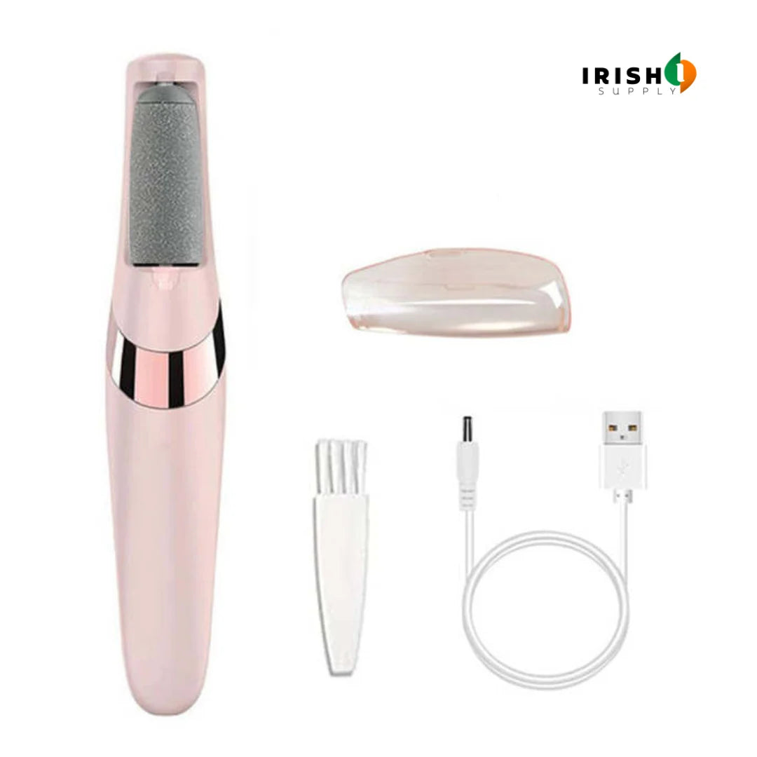 Electric Foot File USB Rechargeable Fine & Coarse Rollers