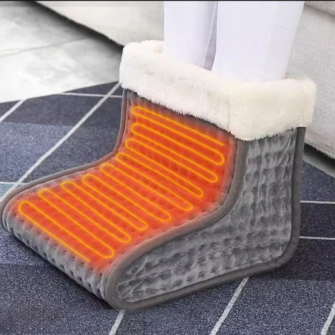 Electric Foot Warmer 6 Heat Settings & Cashmere-Blend Lining