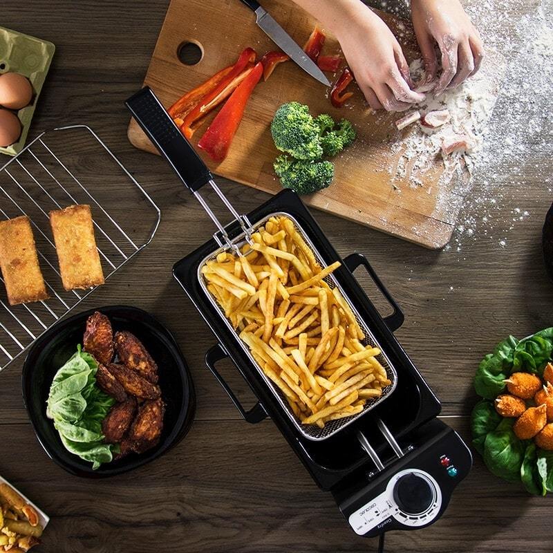 Electric Fryer 3L 2000W Non-Stick Coating