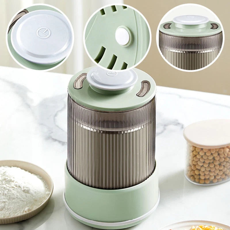 Electric Grain Grinder S-Shaped Blade Large Capacity
