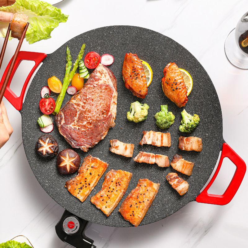 Electric Grill Plate Smoke-Free & Non-Stick 11 Inch