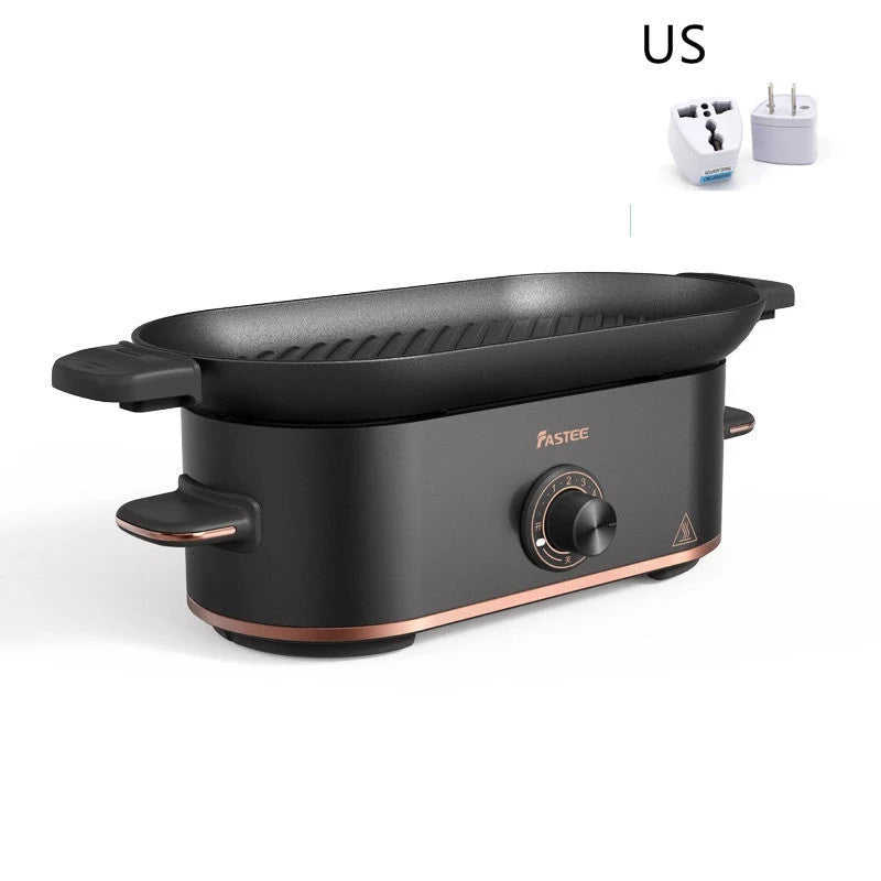 Electric Grill Smoke-Free Compact For 1-2 People