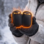 Electric Hand Warmers USB Rechargeable Dual-Unit Adjustable Heat