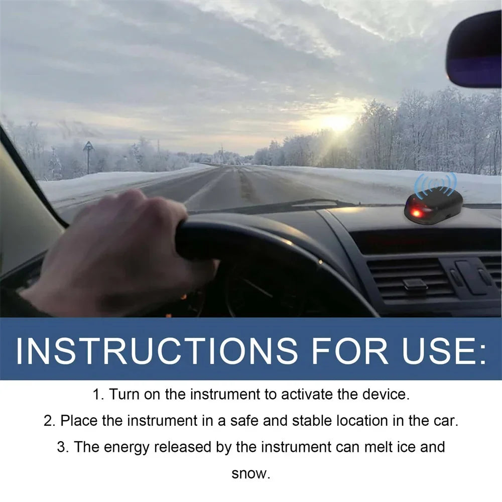 Electric Ice Scraper 12V Plug-In Fast Ice Removal