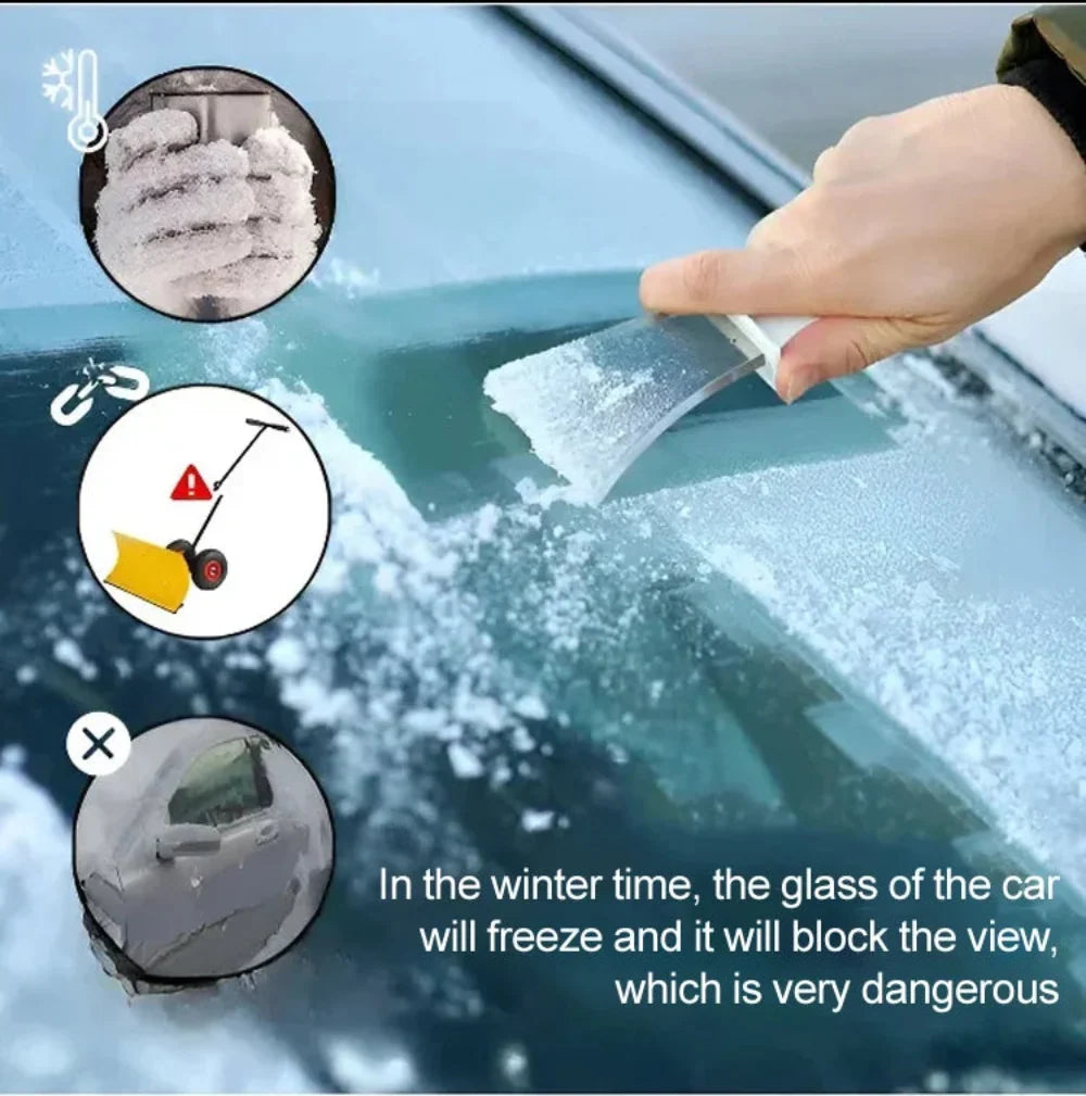 Electric Ice Scraper 12V Plug-In Fast Ice Removal