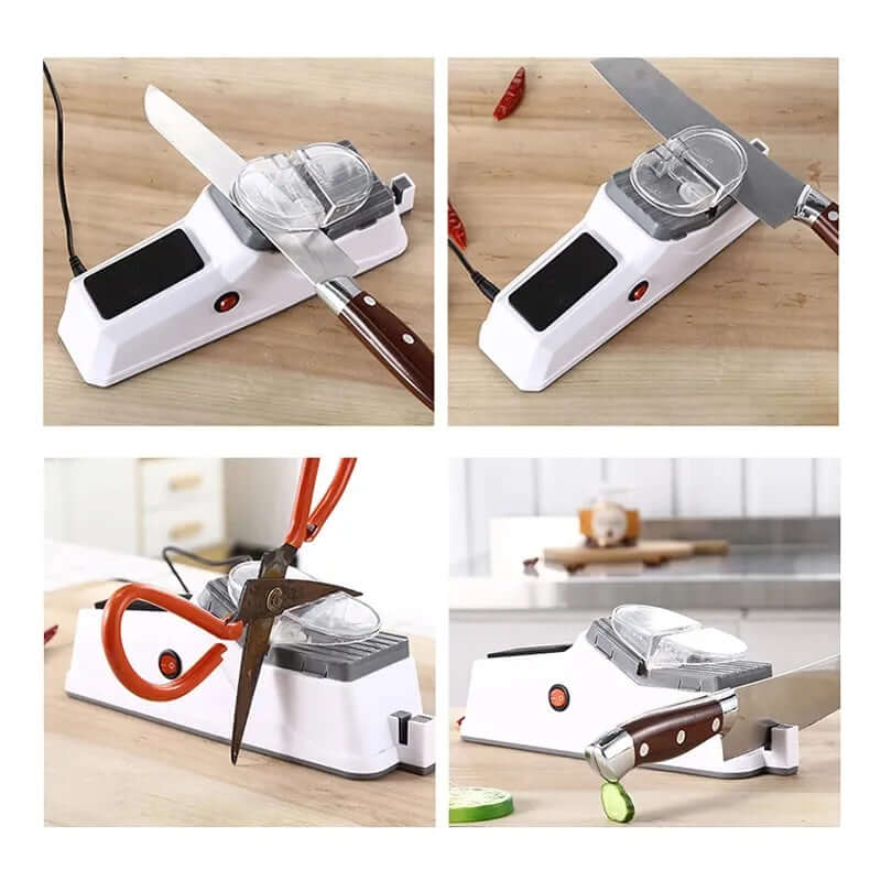 Electric Knife Sharpener USB Rechargeable Protective Cover
