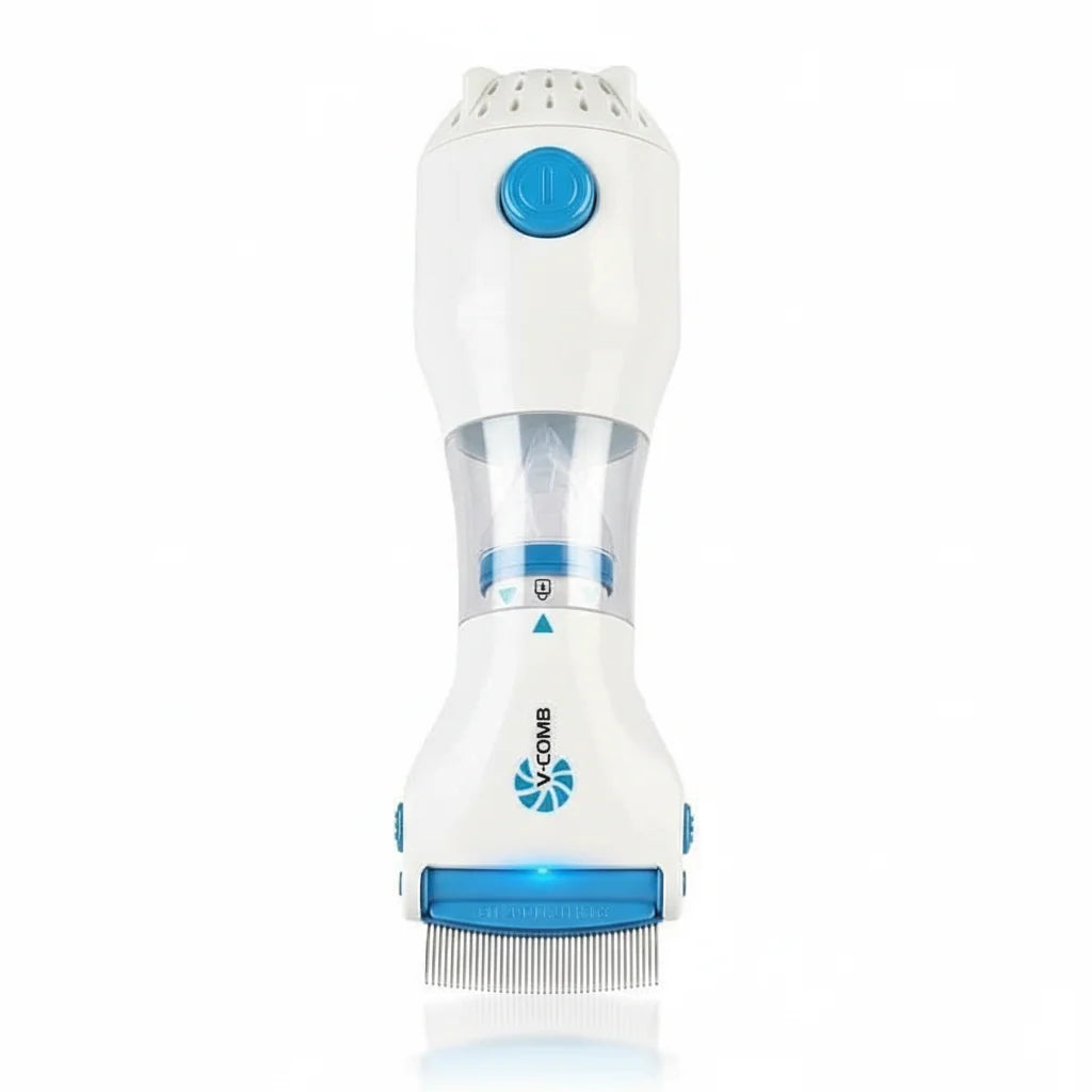 Electric Lice Remover Vacuum Suction Stainless Steel Comb